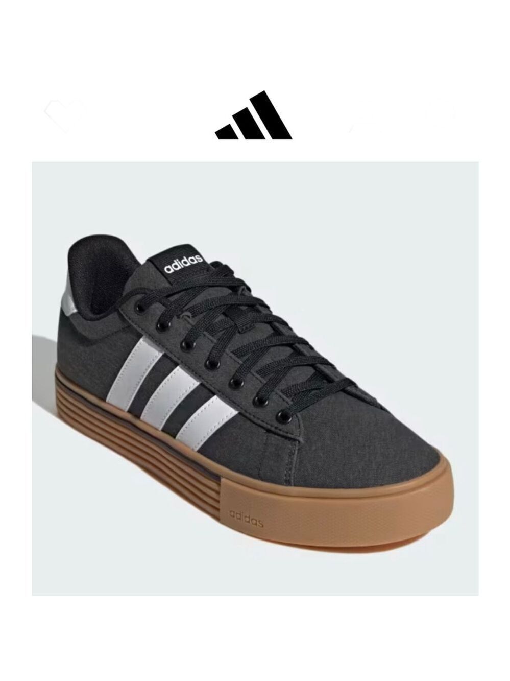 Adidas Tenniscore Streetwear Skate Shoes in Denim Black Mens 8 Women’s 9.5